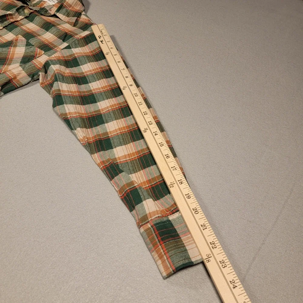 VTG Highlander Flannel by Bud Berma Men's Small Plaid Cotton Button Up Shirt - Picture 8 of 8